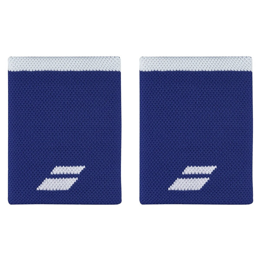 Babolat Logo Jumbo Wristbands (2-pak, Blå)