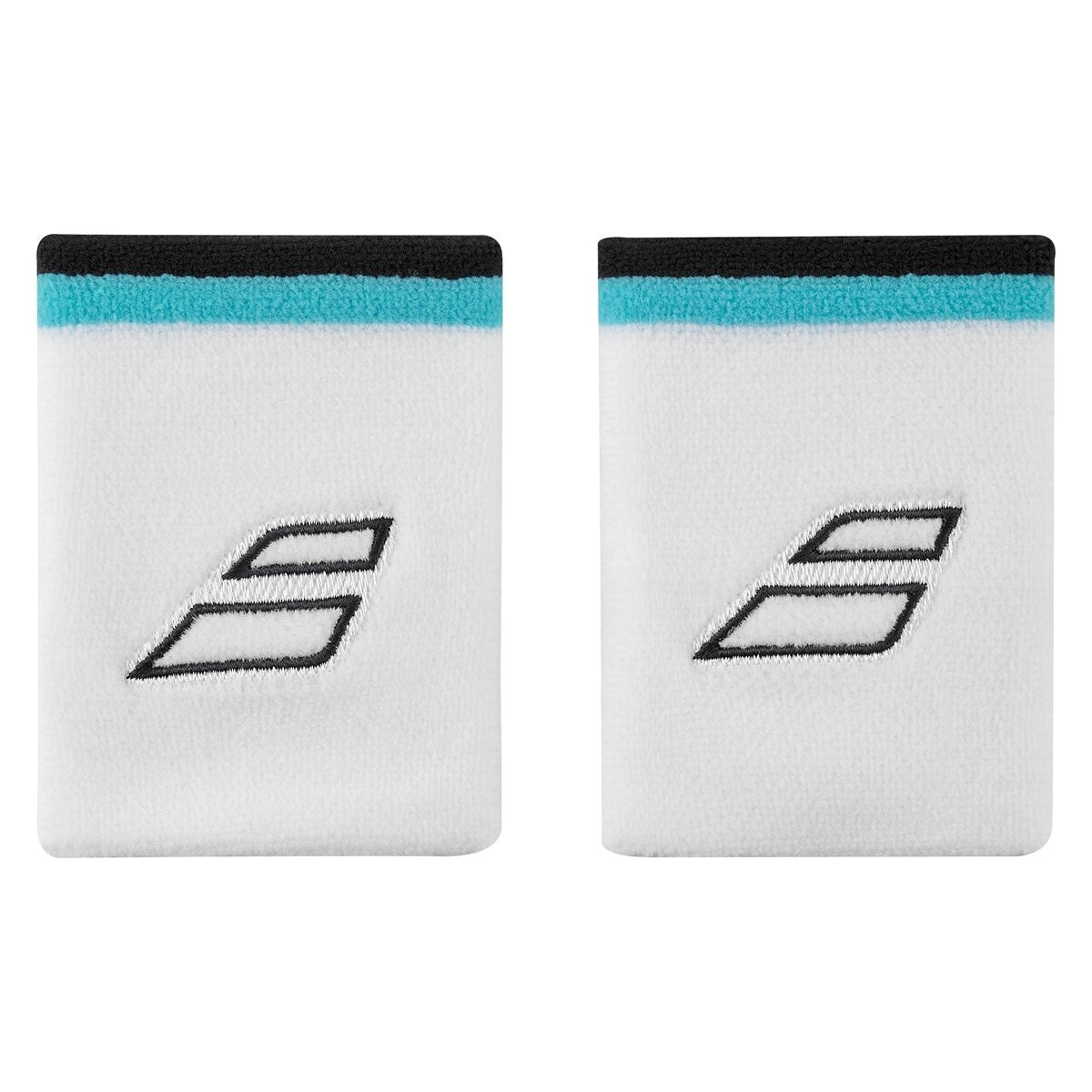 Babolat Terry Jumbo Wristbands (2-pak, Hvid/blå)