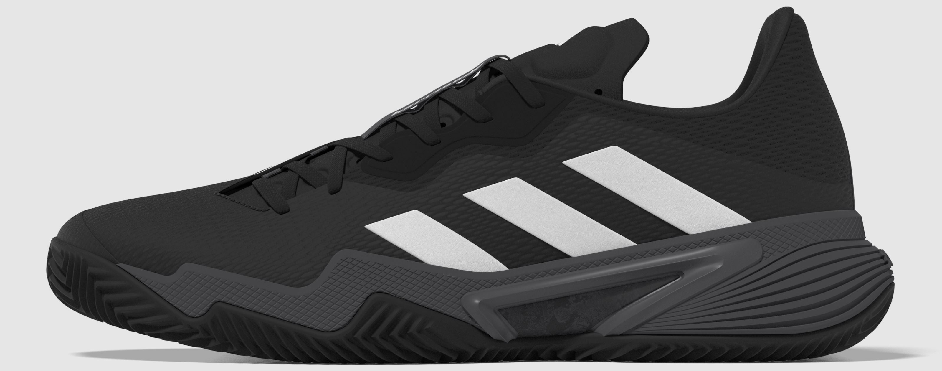 Adidas Barricade CC (Mens, Sort) Padelsko - 43 1/3