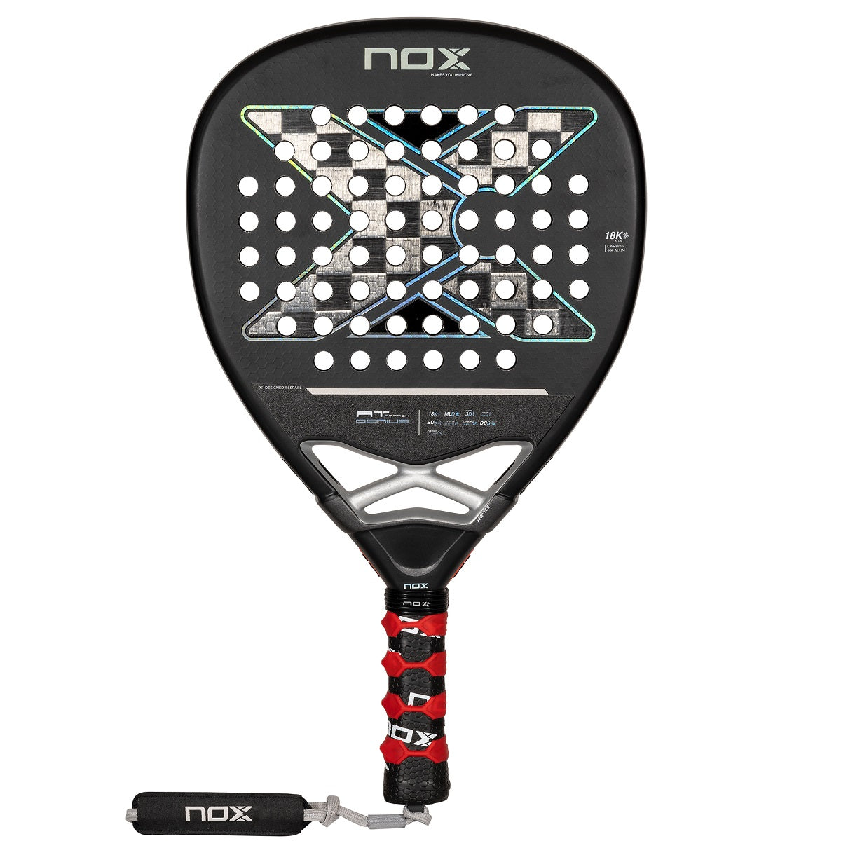 Billede af Nox AT Genius Attack 18K Luxury By Agustin Tapia 2024 Padelbat