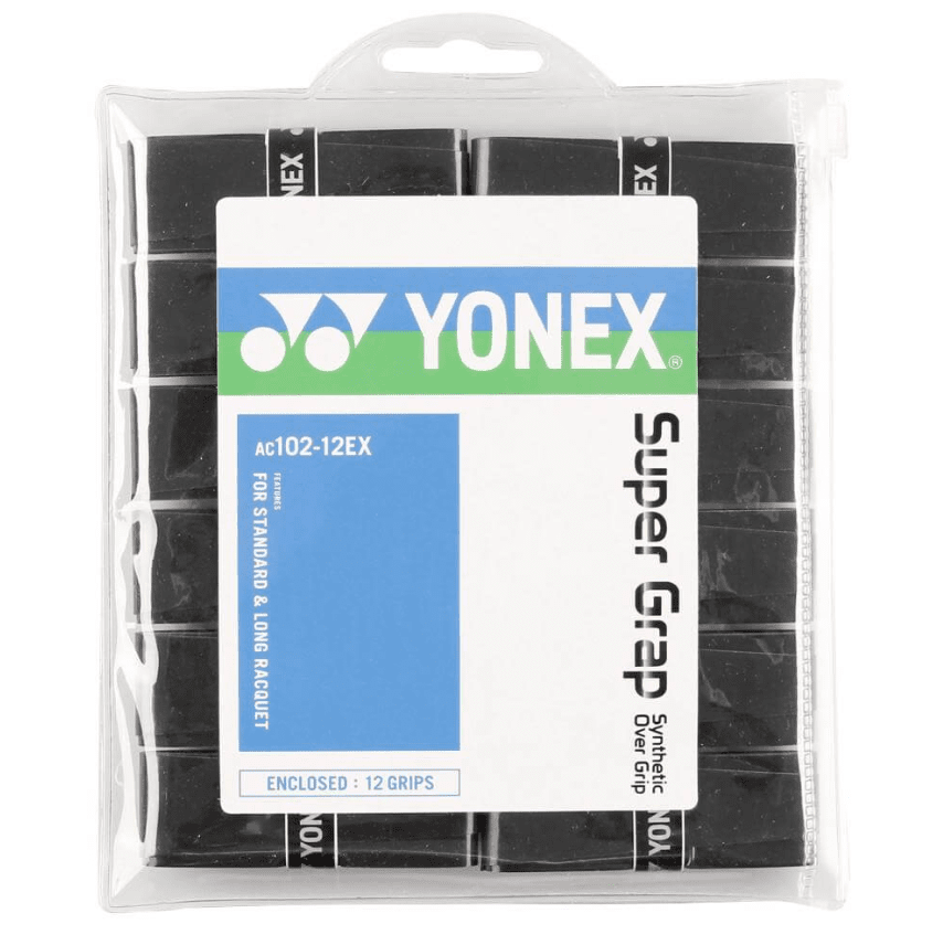 Yonex Super Grap (12-pak, Sort)
