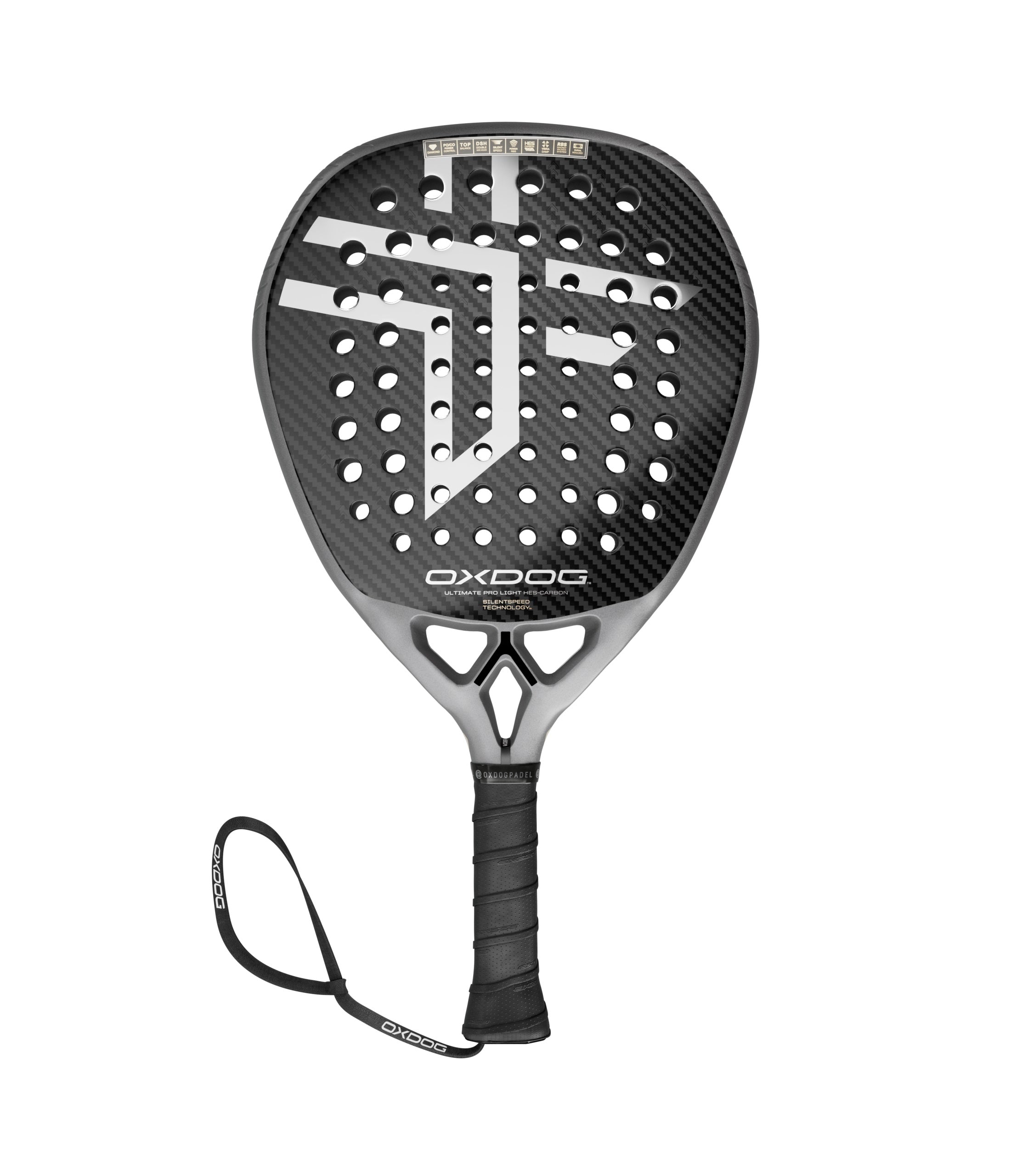 Se Oxdog Ultimate Pro Light 2024 Padelbat hos Padellife