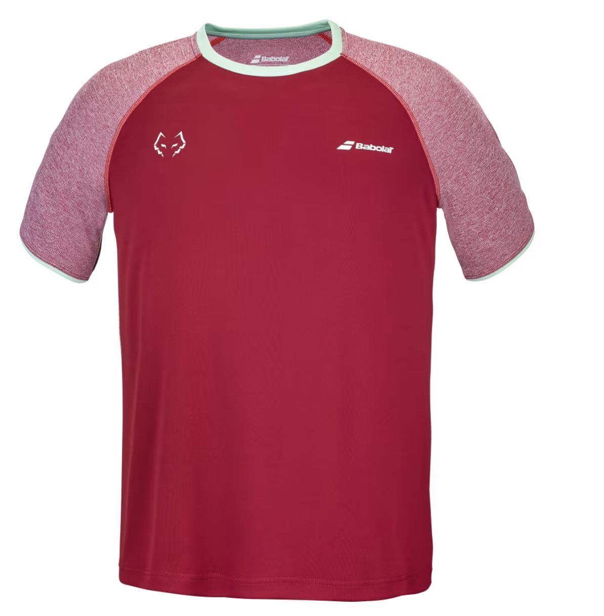 Babolat Crew Neck Tee Juan Lebron (Red Dahlia) - XL