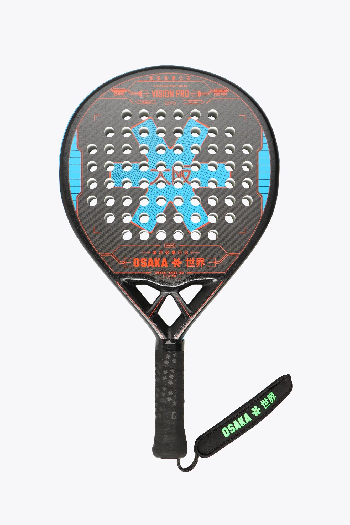 Osaka Vision Pro Control Snap 2023 Padelbat (Blue)