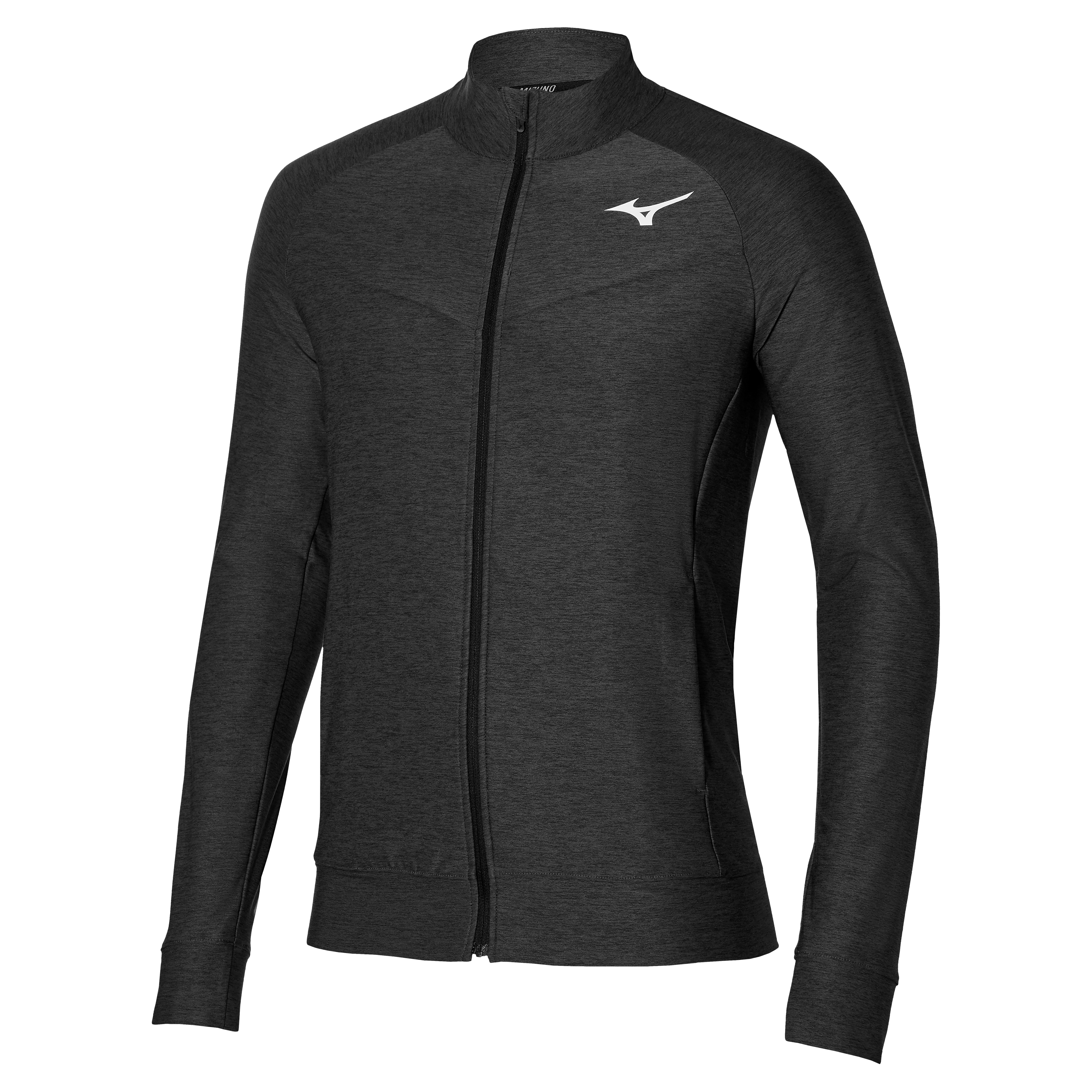 Mizuno Træningsjakke (Black Melange) - XL