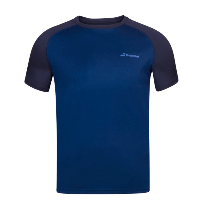 Billede af Babolat Play Crew Neck Tee (Blå) - S hos Padellife