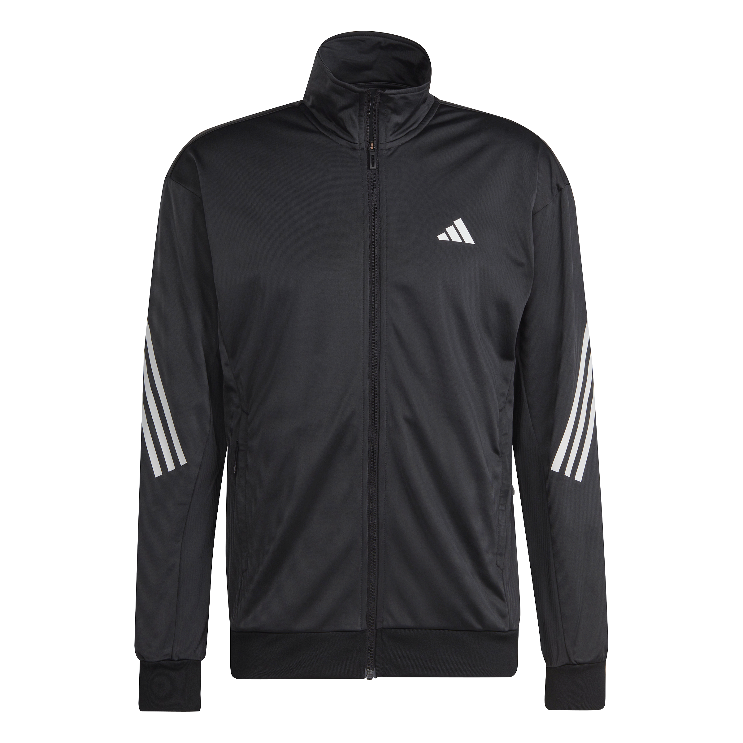 Adidas 3-Stripe Knitted Jacket (Sort) - S