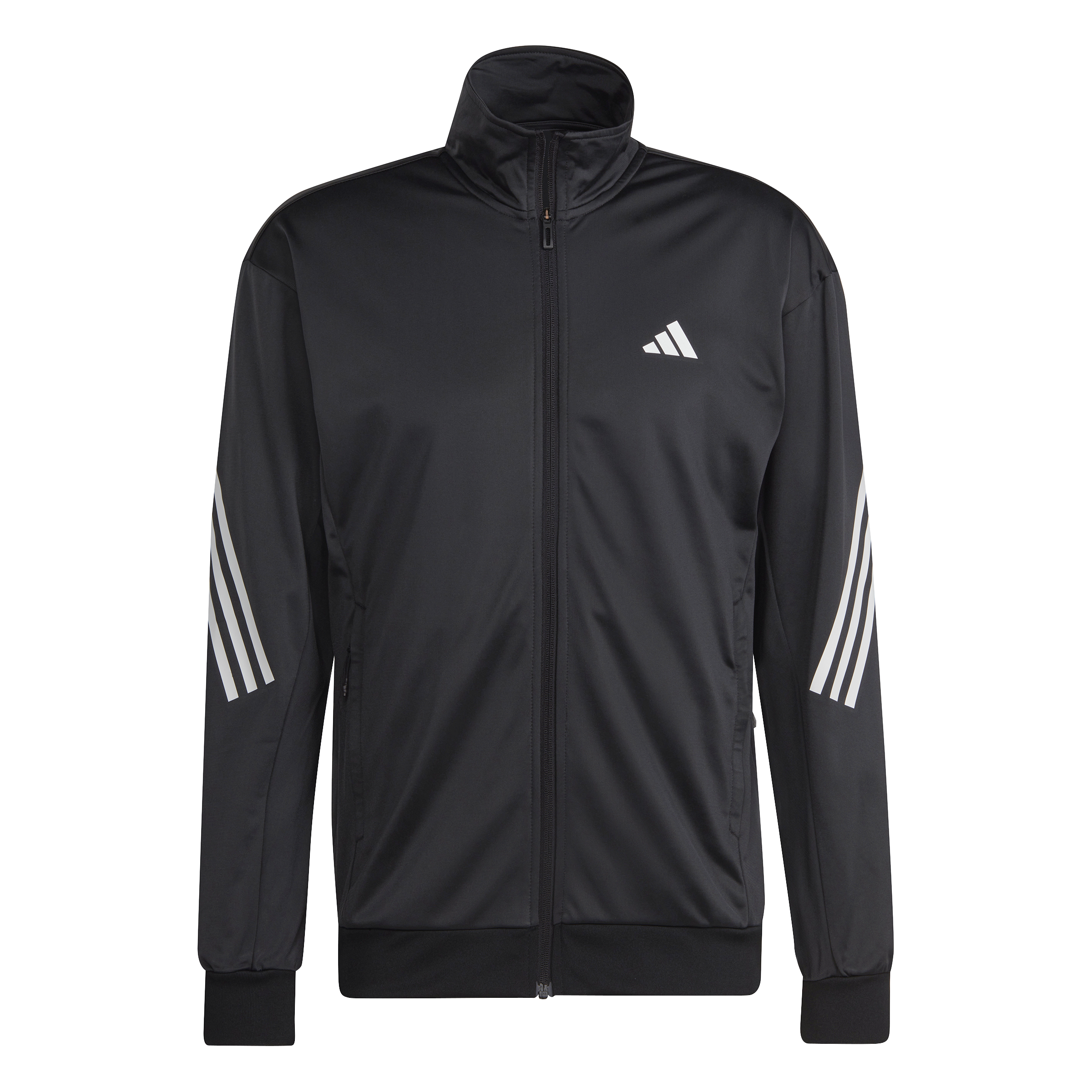 Adidas 3-Stripe Knitted Jacket (Sort) - L