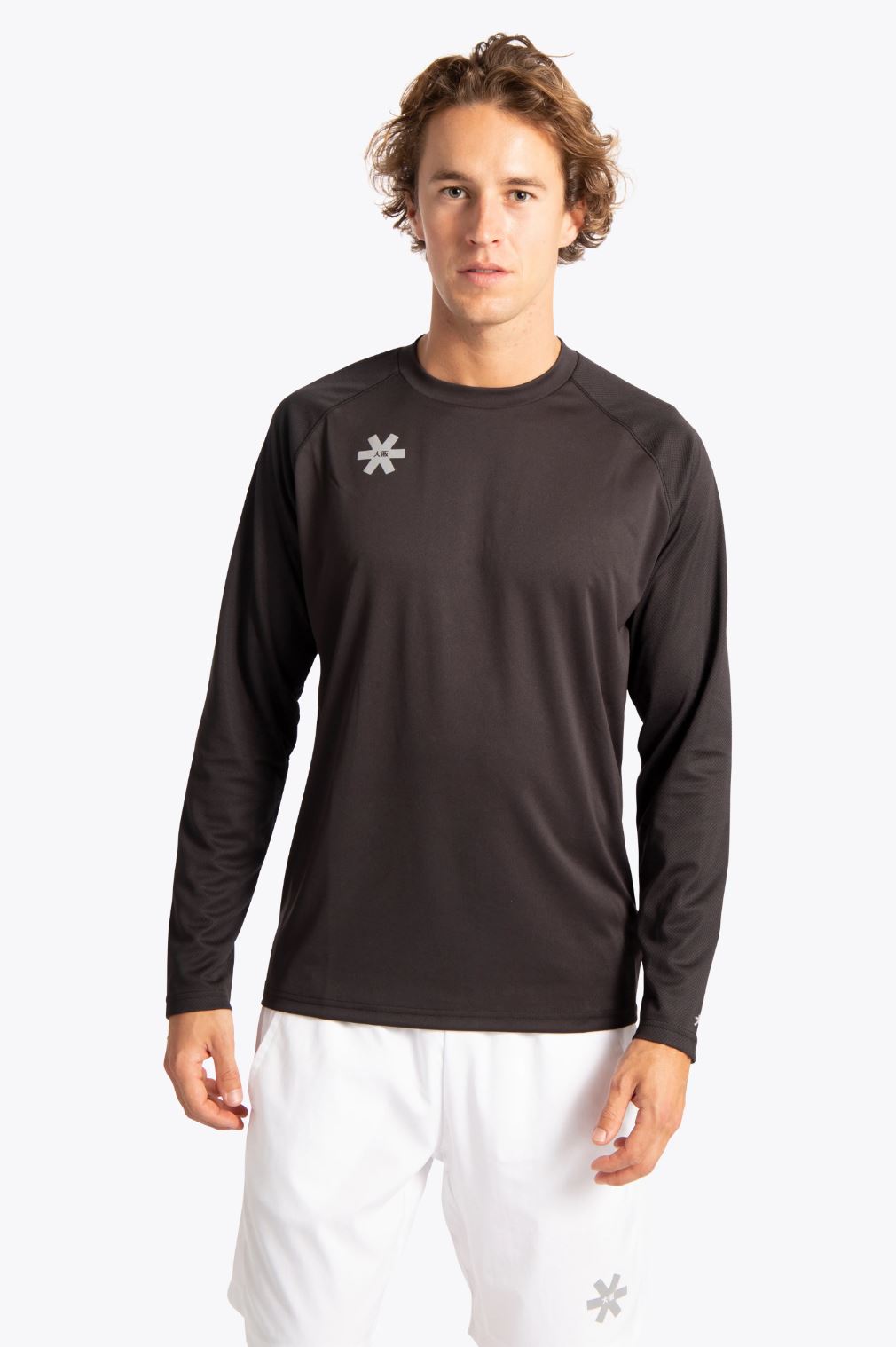 Osaka Men's Training Tee Long Sleeve (Sort) - S