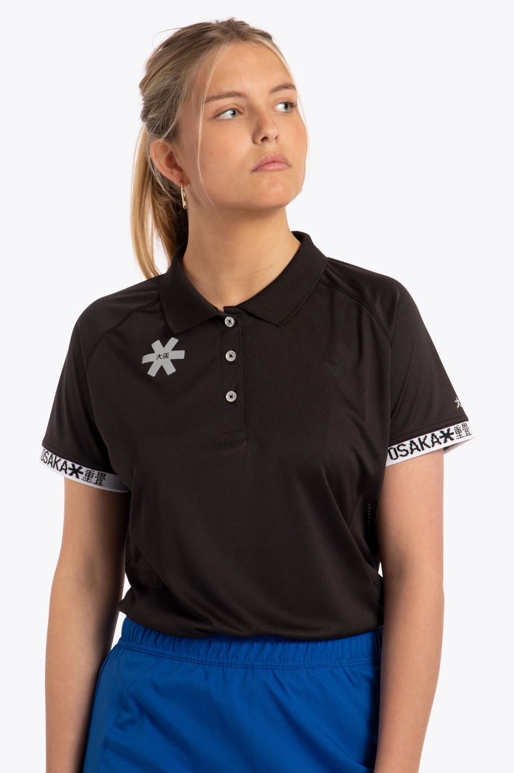 Osaka Women's Polo Jersey (Sort) - XL