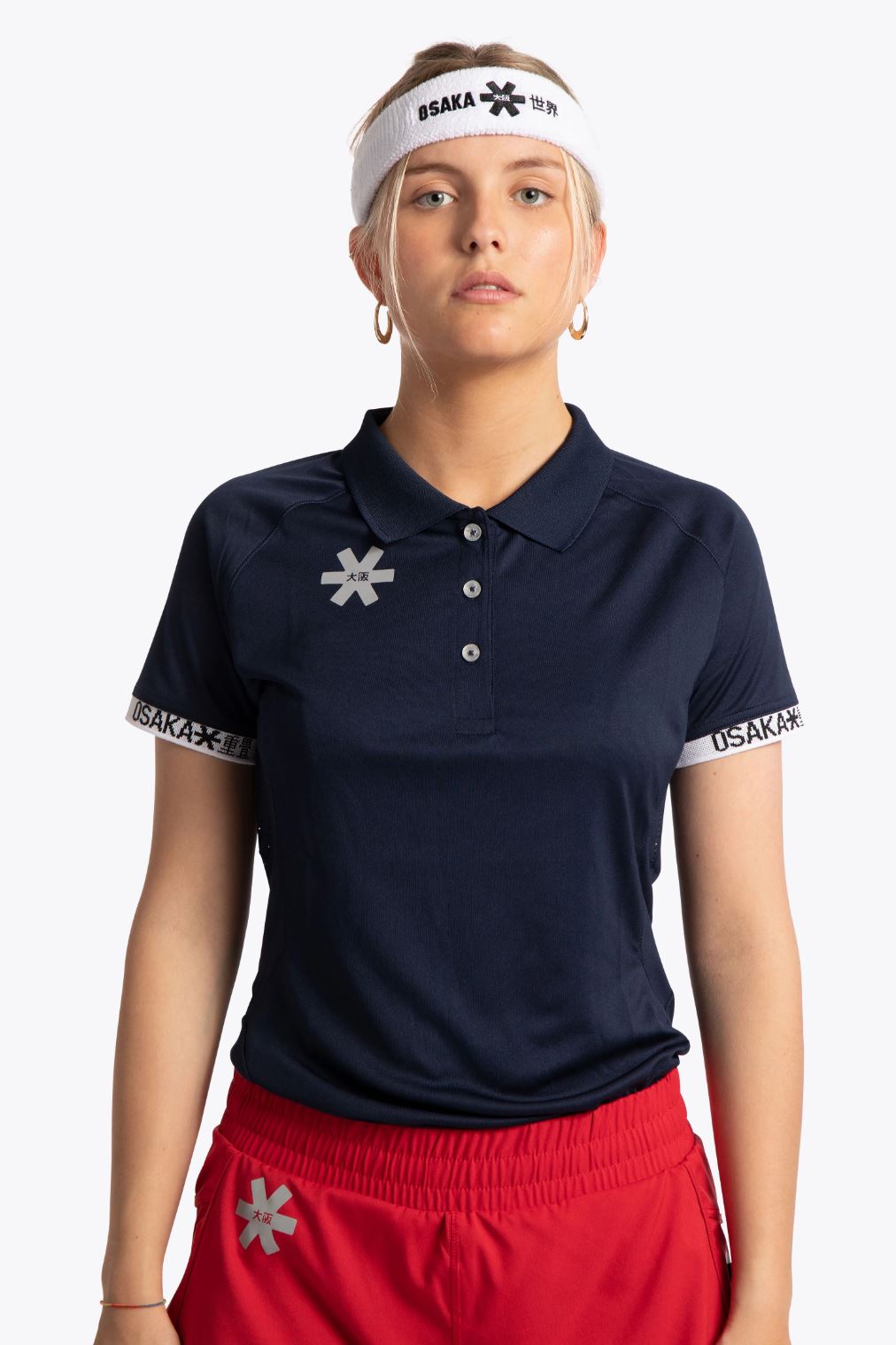 Osaka Women's Polo Jersey (Mørkeblå) - XL