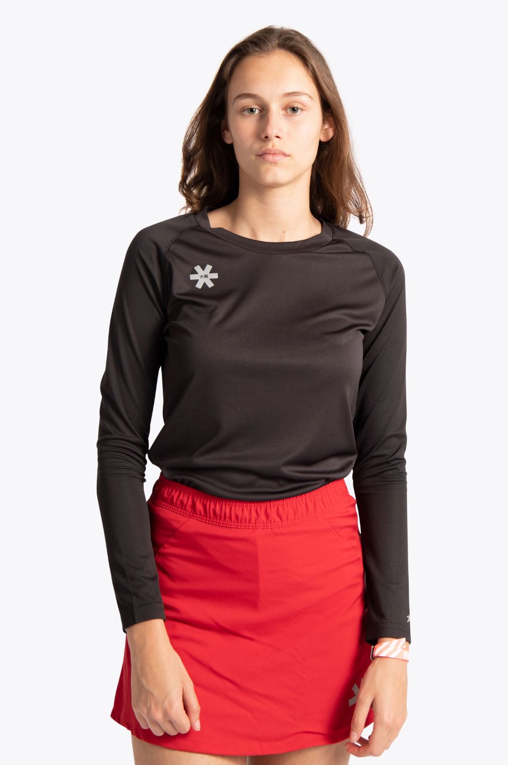 Se Osaka Women's Training Tee Long Sleeve (Sort) - XL hos Padellife