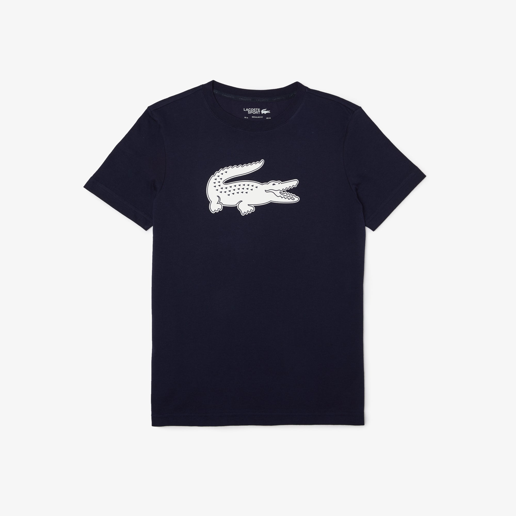 Lacoste T-shirt (Navy Blue/White) - XL