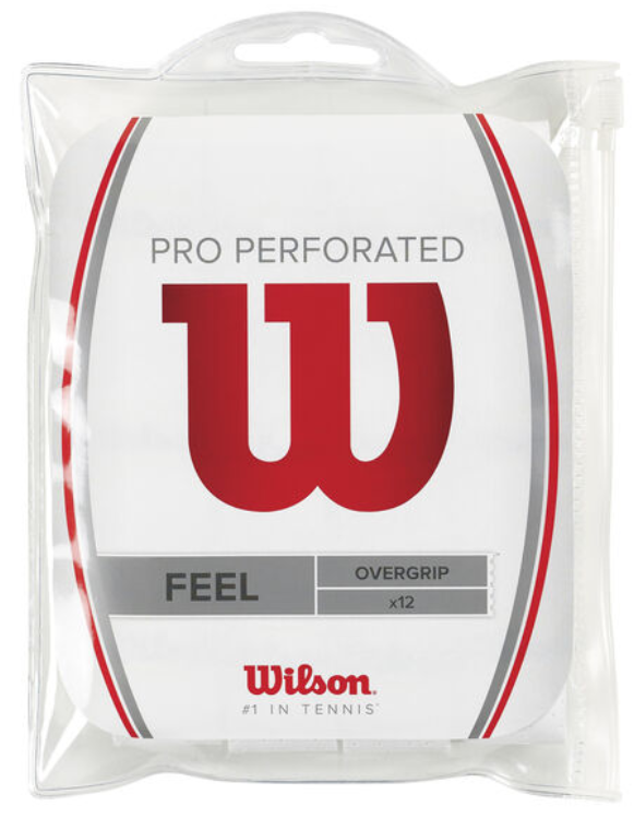 Billede af Wilson Pro Overgrip Perforated (12-pak, Hvid)