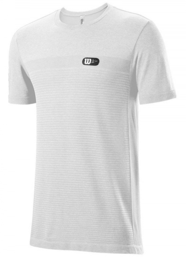 Se Wilson Bela Crew T-Shirt (Hvid) - XL hos Padellife