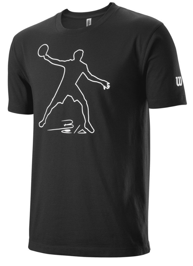 Se Wilson Bela Tech T-Shirt (sort) - S hos Padellife