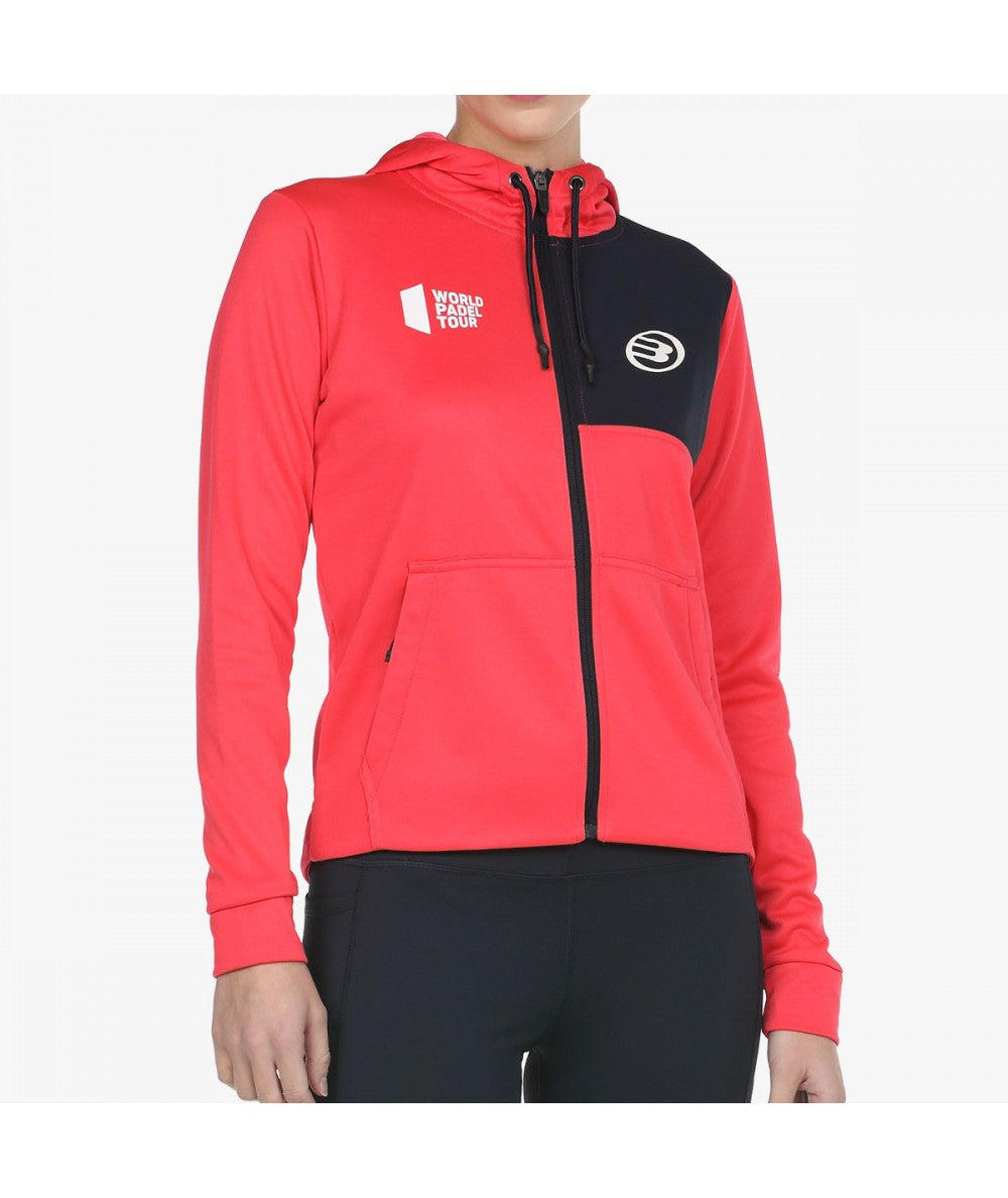 Se Bullpadel Rodigal Dame Sweatshirt (Neonrød) - S hos Padellife