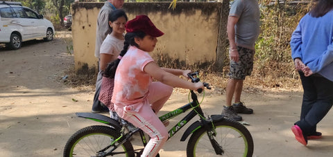 Little Girl cycling