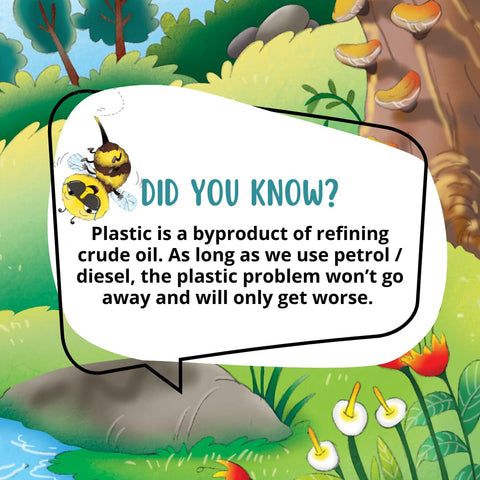 Plastic is a byproduct of refining crude