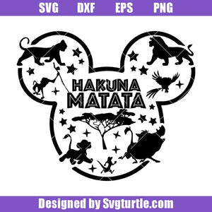 Hakuna Matata Disney Svg, Timon and Pumba Svg, The Lion King Svg ...