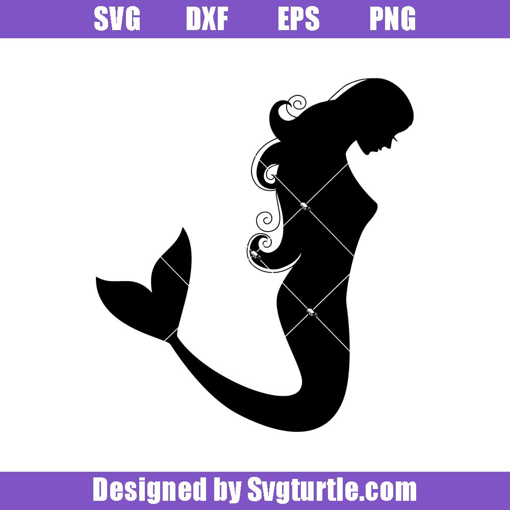 Free Free 202 Little Mermaid Silhouette Svg Free SVG PNG EPS DXF File