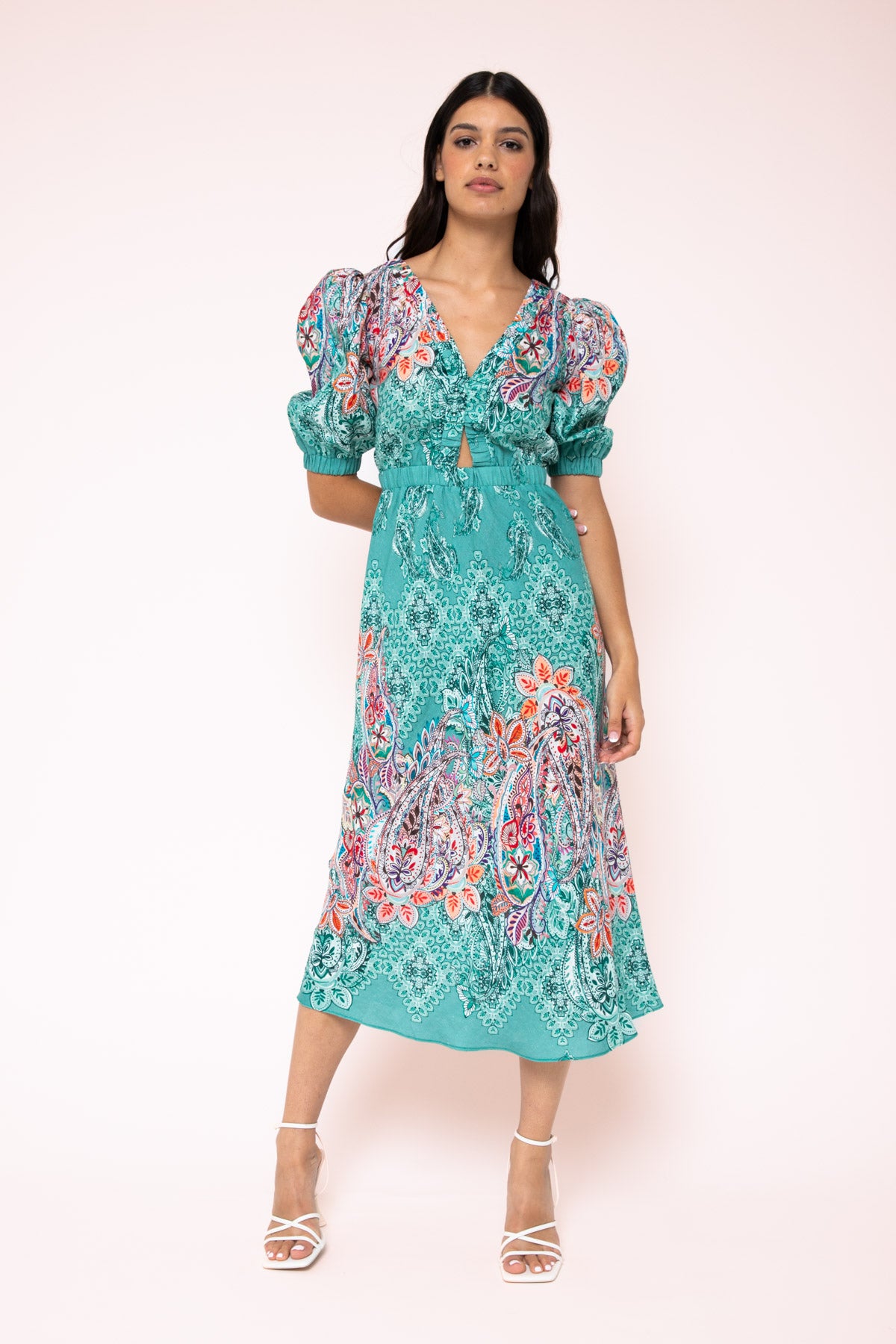 Melody Cut Out Midi Dress - KACHEL product image