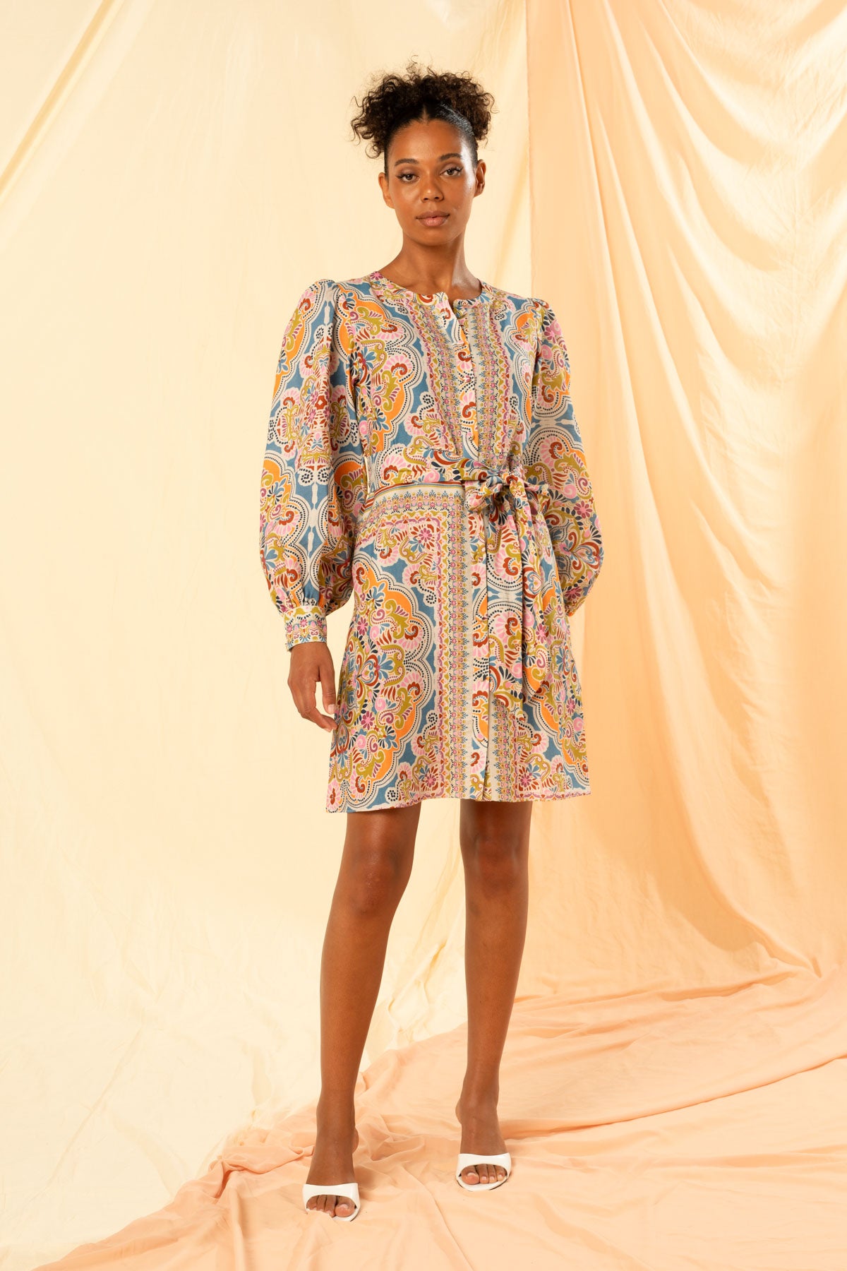 Ottavia Mini Shirt Dress - KACHEL product image