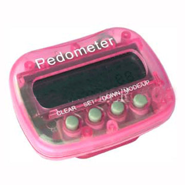 Health Promoting Pedometer Pink Pedometer