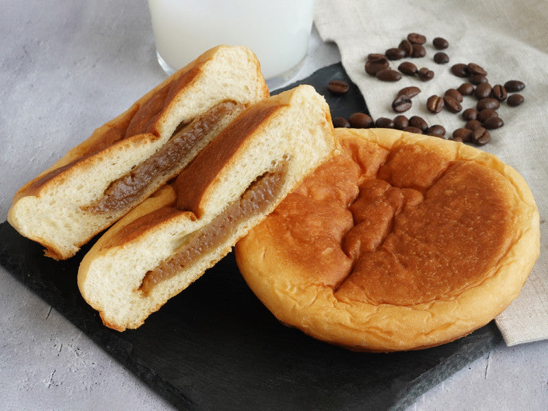 [10 PACK] Japanese Latte (Milk Coffee) Cream filled Pan (Bread)