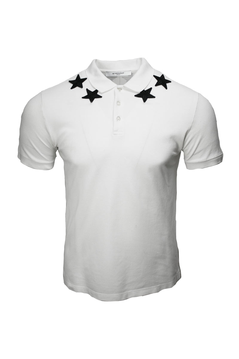 Givenchy 74 Stars Polo White/Black - M – Malebox Menswear