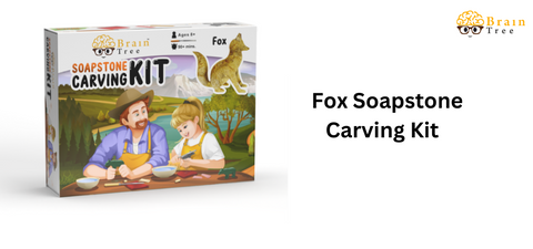 Fox Soapstone Carving Kit