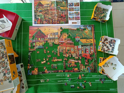 gas station jigsaw puzzle 1000 pieces brain tree games