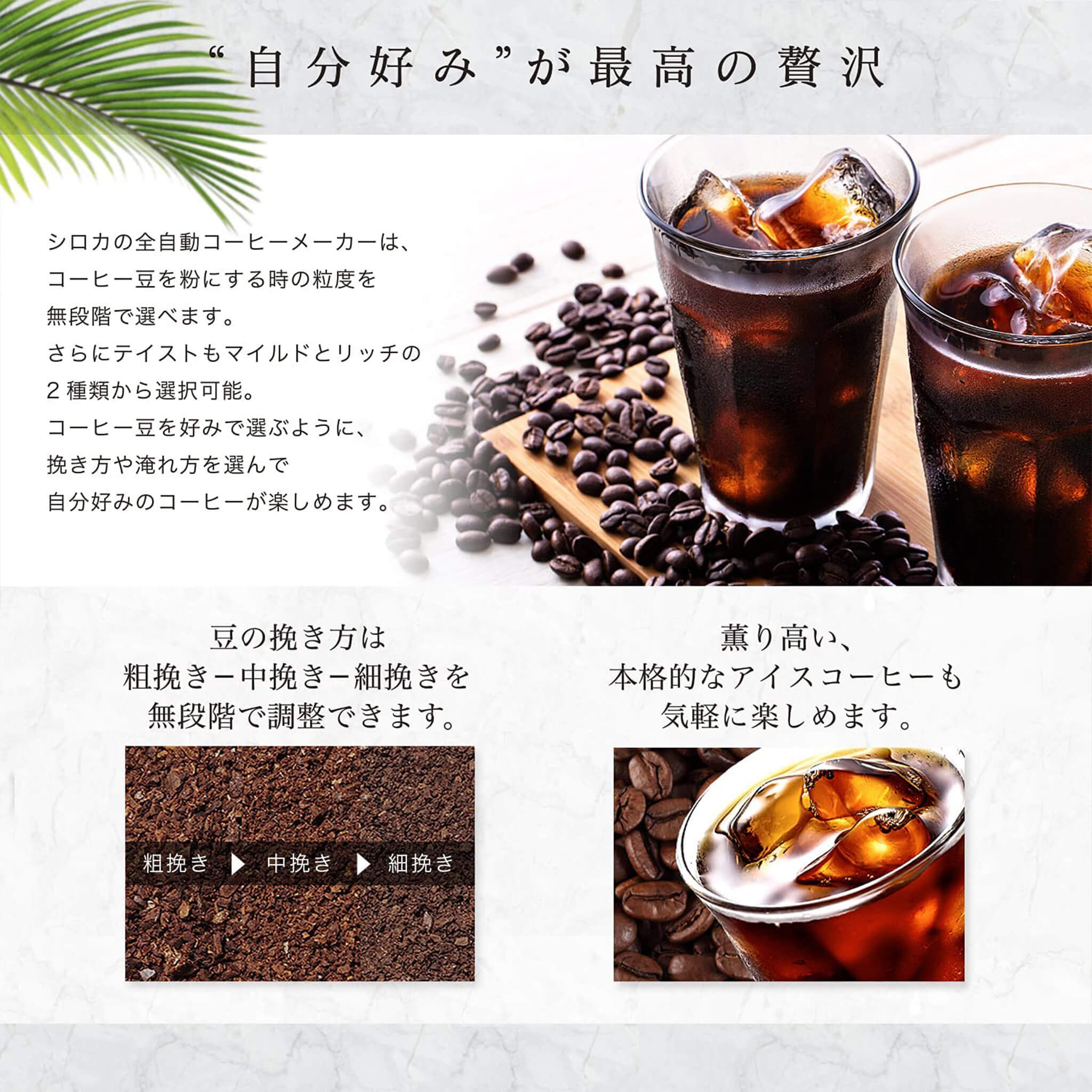 シロカ コーン式全自動コーヒーメーカー  SC-C121