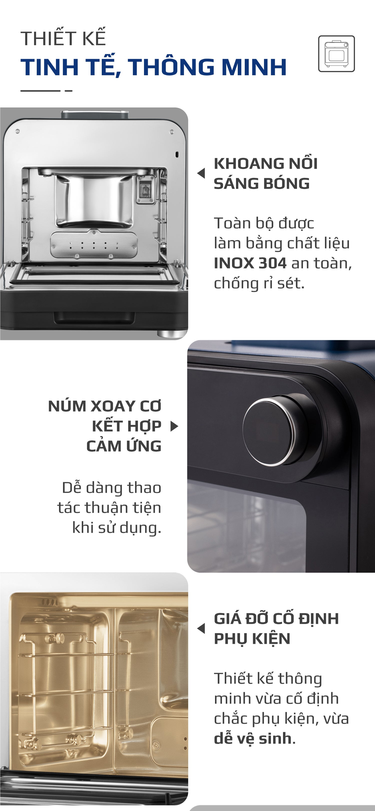 OLIVO SF15 Nồi Chiên Hơi Nước - anh 17a