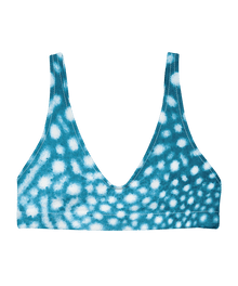  The Vibey One - Whaleshark Recycled Bikini Top