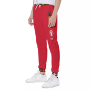 Unity Wear Vertical Print Red Sports Pants