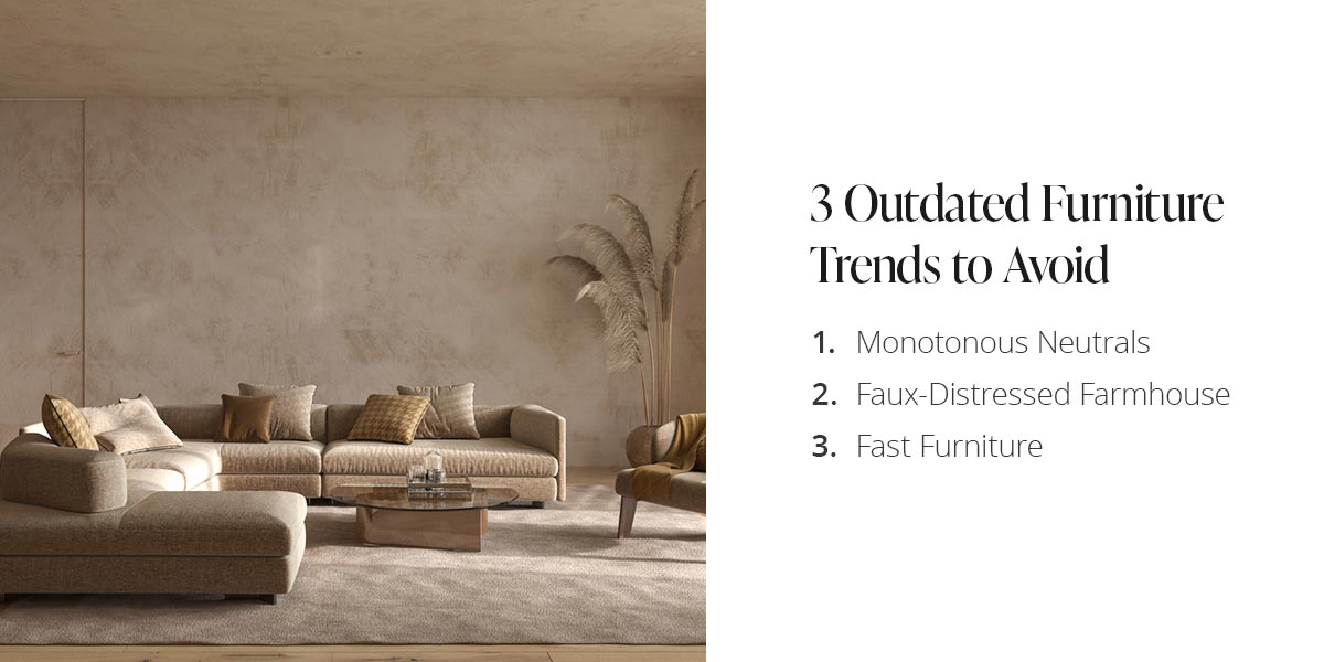 outdated furniture trends to avoid