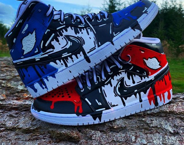 drippy jordan 1s