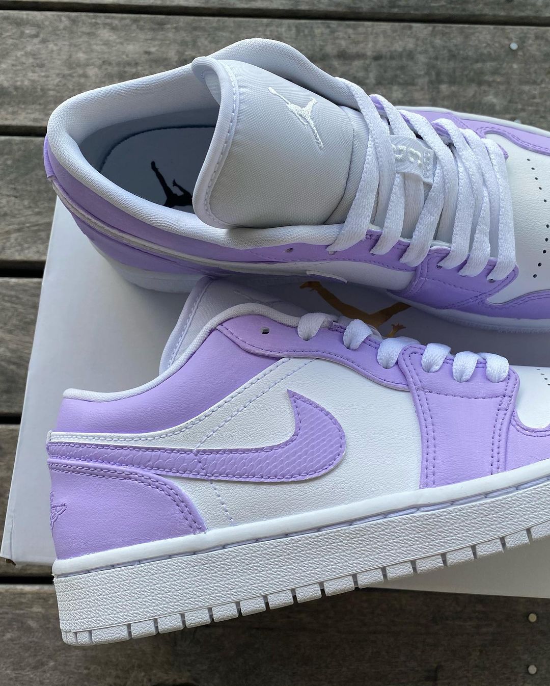 Custom Jordan 1 Purple Lilaccustom