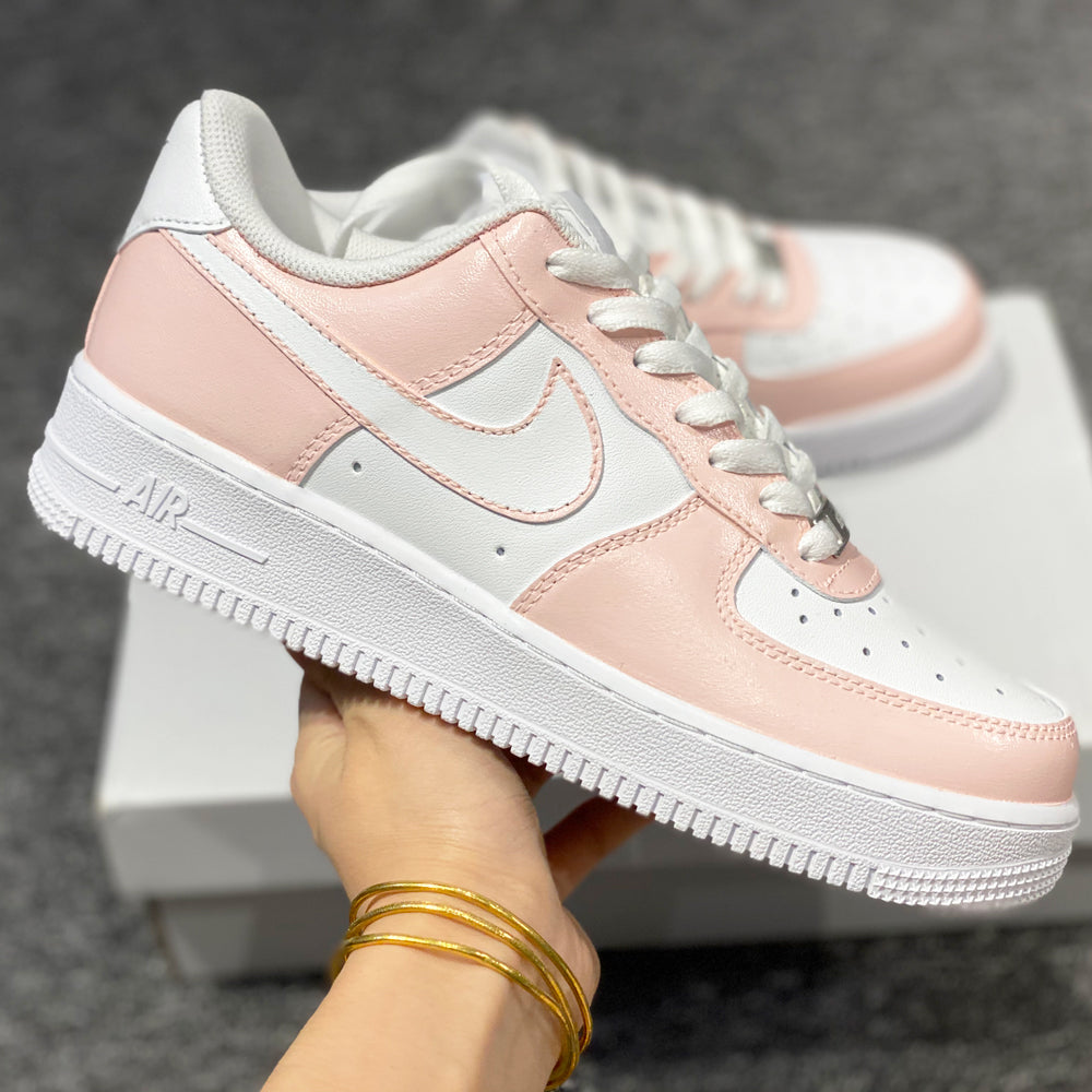 BABY PINK AIR FORCE 1 CUSTOM – Lilaccustom