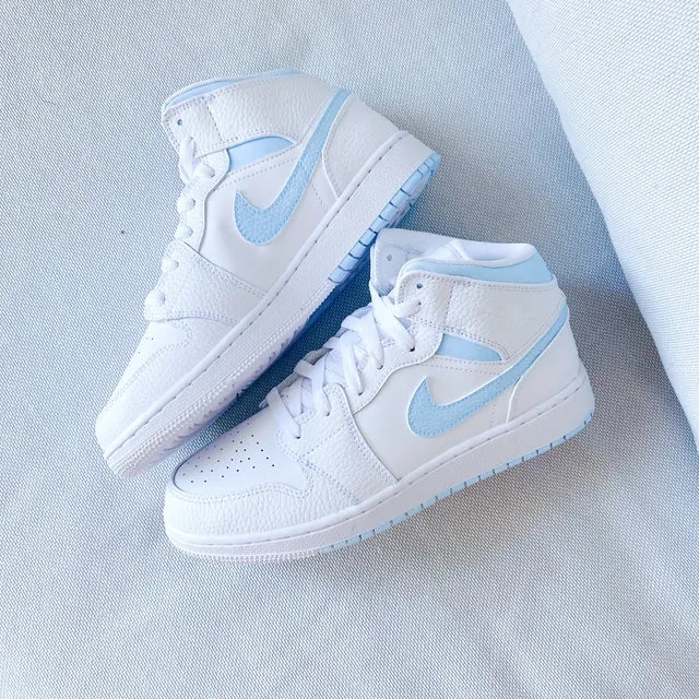 baby blue nike jordans