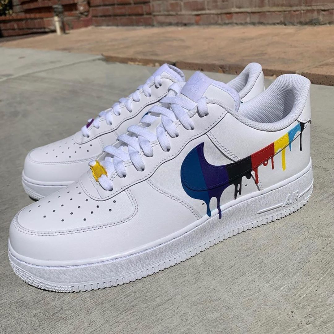 Color stitching_ Air Force One Custom – Lilaccustom