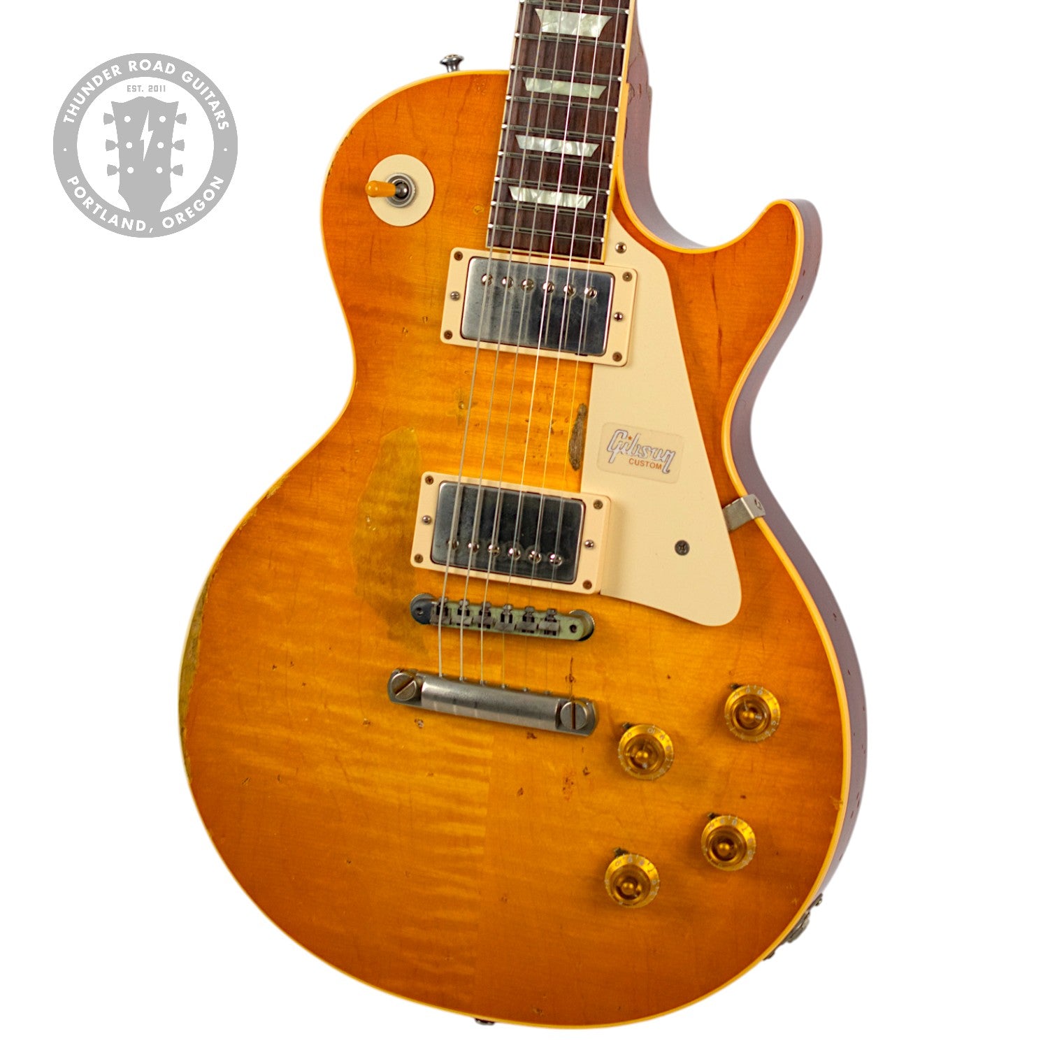 2017 Gibson Custom Shop Mike McCready 1959 Les Paul Heavy Aged Sunburst #067 of 100 Made (PDX) image 2