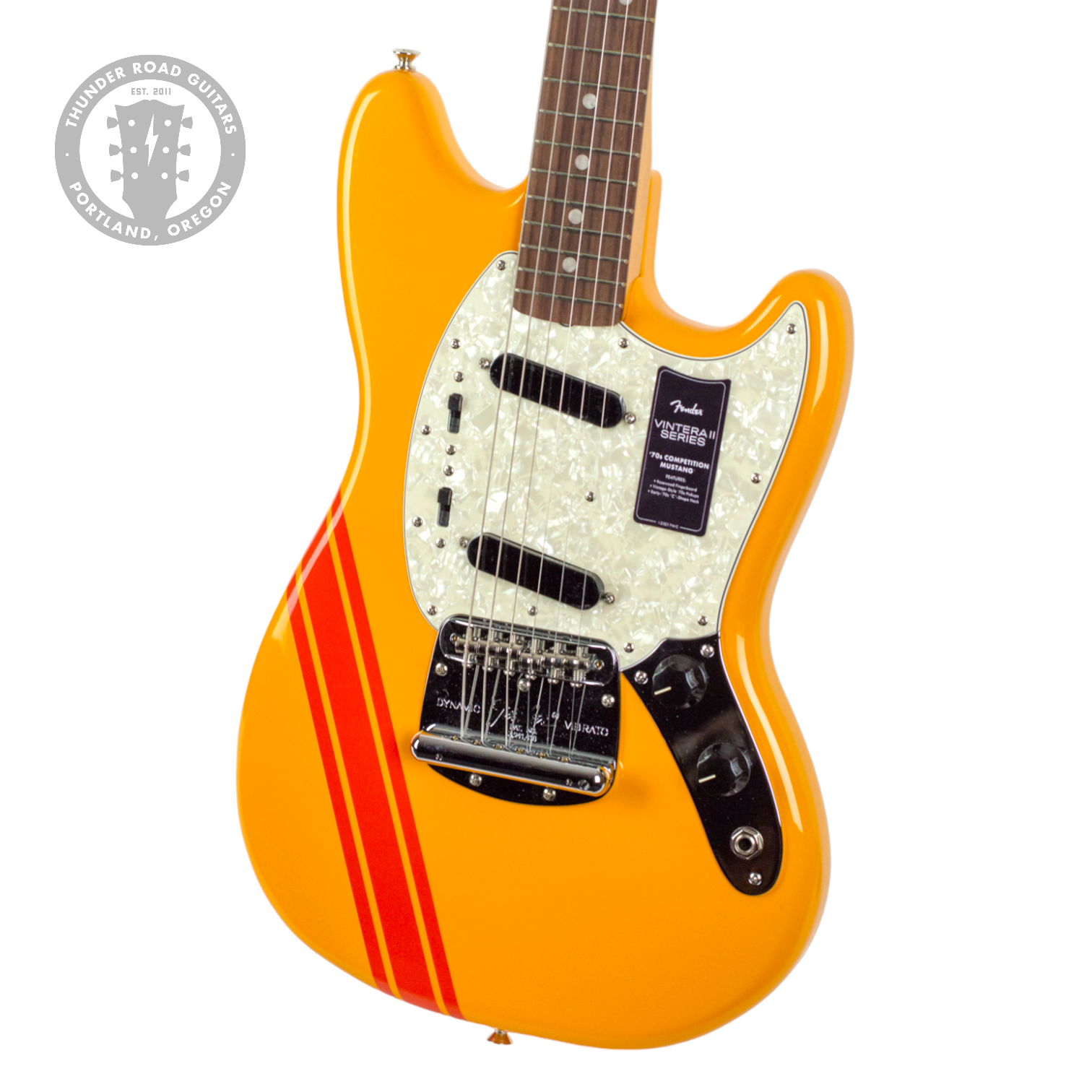 Squier Classic Vibe '60s Competition Mustang Bass Capri Orange w