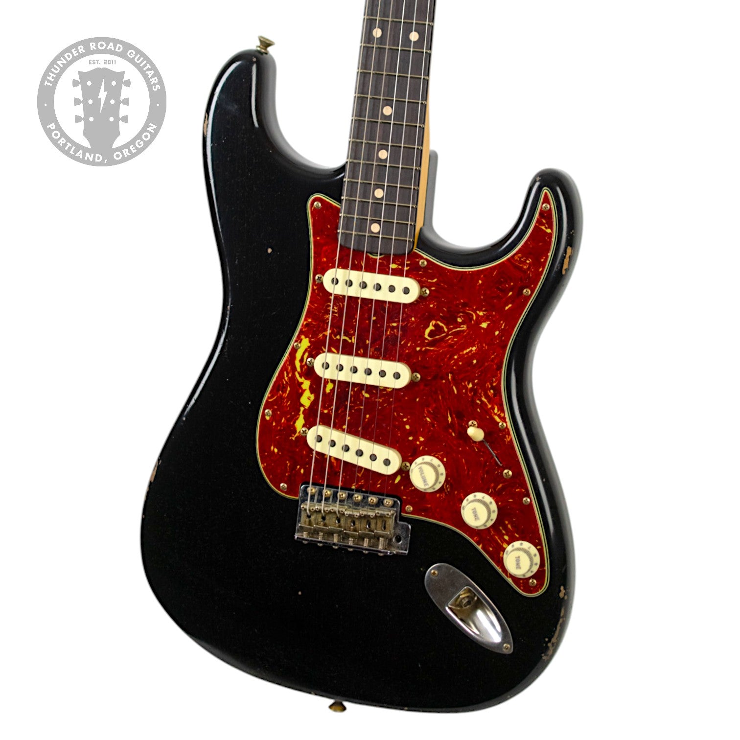 New Fender Custom Shop Todd Krause Masterbuilt '63 Stratocaster Journeyman w/Josefina Hand Wound Pickups #R139091 Black #(PDX) image 2