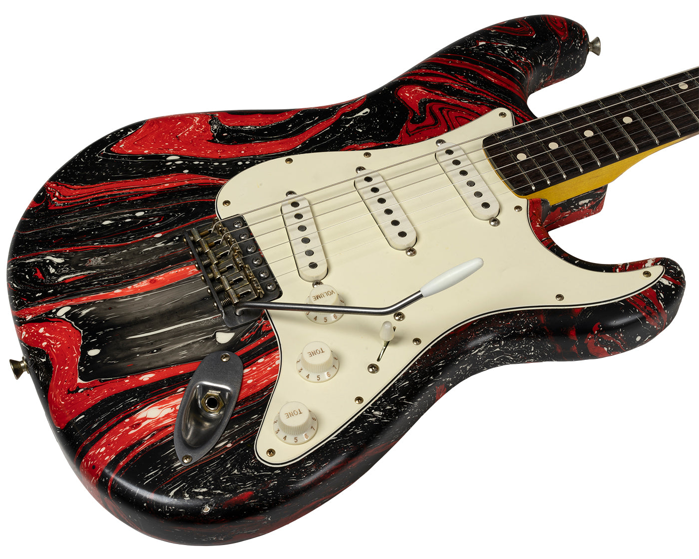 Thunder Road Guitars - 2022 Nash S-63 Red and Black Swirl