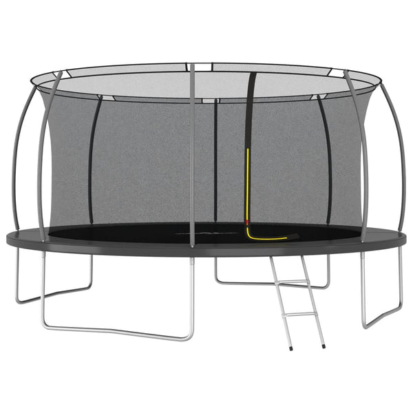 Trampoline Set Round 460x80 cm 150 kg 0