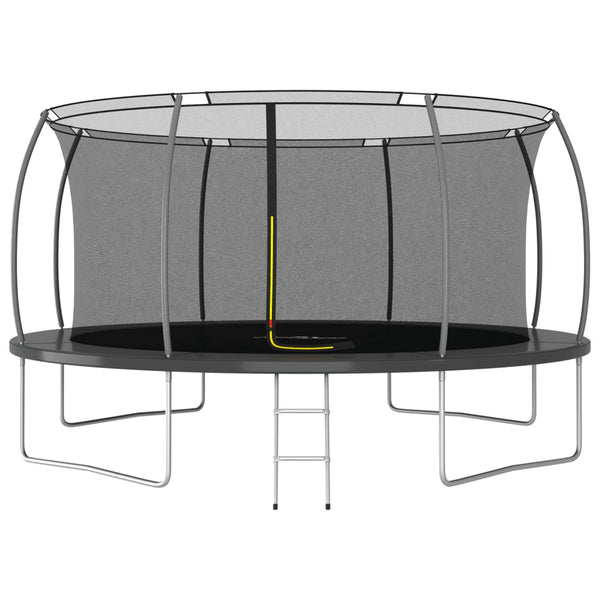 Trampoline Set Round 460x80 cm 150 kg 1