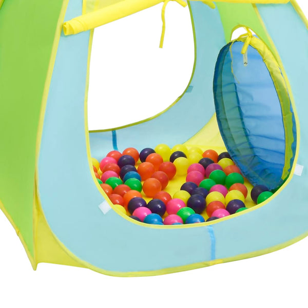 Children Play Tent with 100 Balls Multicolour 4