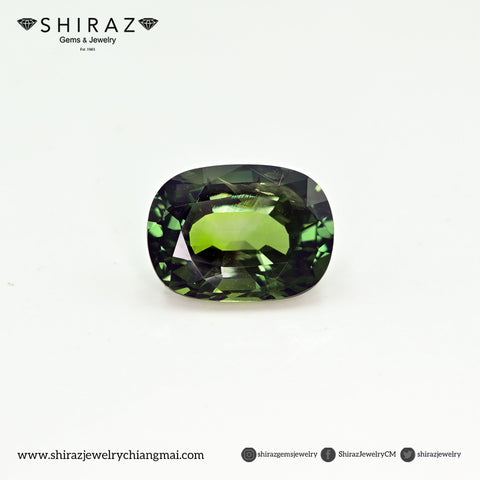 Green sapphire from Chiang Mai, Thailand